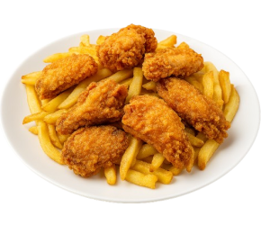 7pcs Chicken Wings & Chips (25% off special offer) (ONLINE ORDERS ONLY)