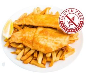 BOGO - 1pc Gluten-Free Haddock and Chips (Buy 1 Get 1 Half Price) 