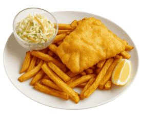Halibut and Chips